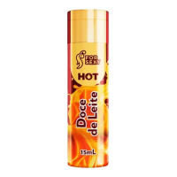 Gel Hot Comestível Saboroso 15 ml For Sexy -Doce de Leite